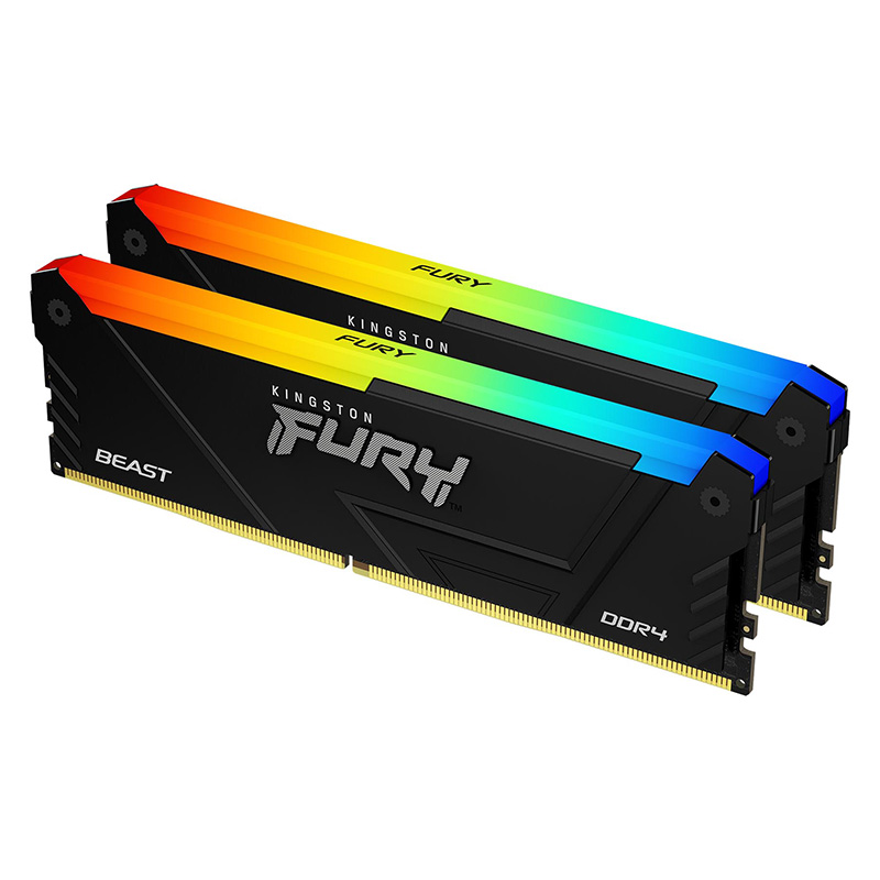 Kingston 32GB (2x16GB) KF436C18BB2AK2/32 Fury Beast RGB 3600MHz DDR4 RAM