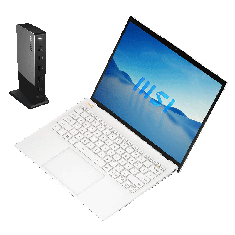 MSI Prestige 13Evo 13.3in FHD IPS i5-1340P Iris Xe 512GB SSD 16GB RAM W11H Laptop - Pure White (PRESTIGE 13EVO A13M-079AU)