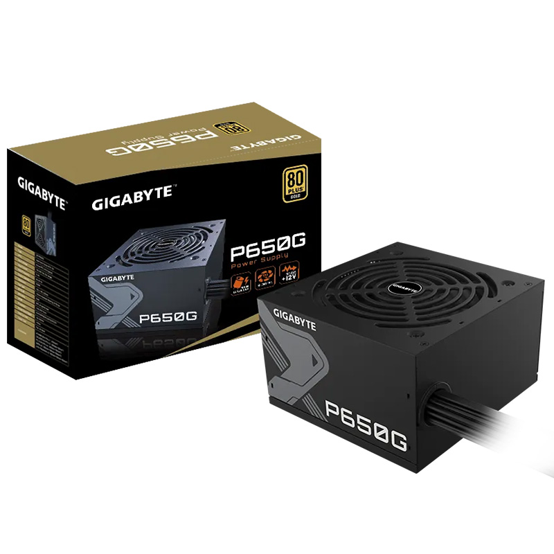 Gigabyte 650W 80+ Gold ATX Power Supply (GP-P650G)