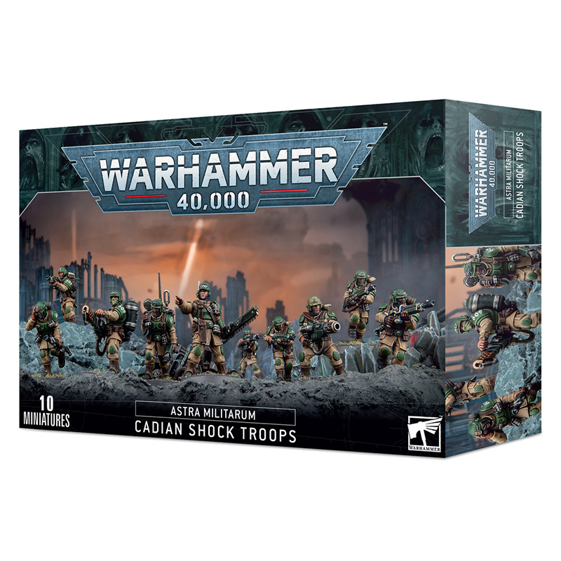 Warhammer Astra Militarum Cadian Shock Troops