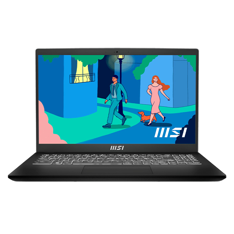 MSI Modern 14 C13M 14in FHD 60Hz i5-1335U Iris Xe 1TB SSD 16GB RAM W11H Laptop - Classic Black (Modern 14 C13M-471AU)