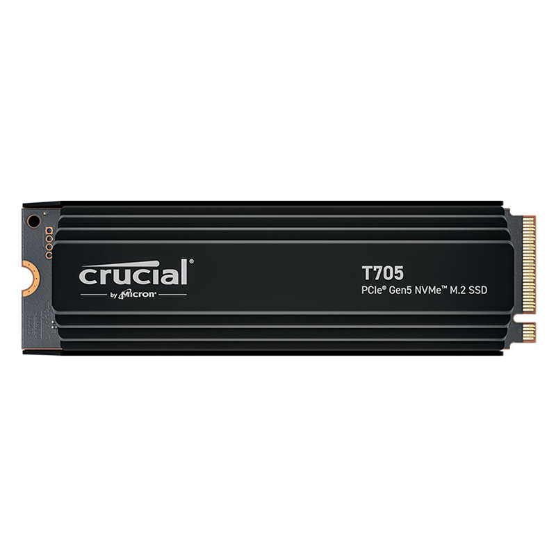 Crucial T705 1TB CT1000T705SSD5 PCIe 5.0 2280 M.2 NVMe SSD - with Heatsink