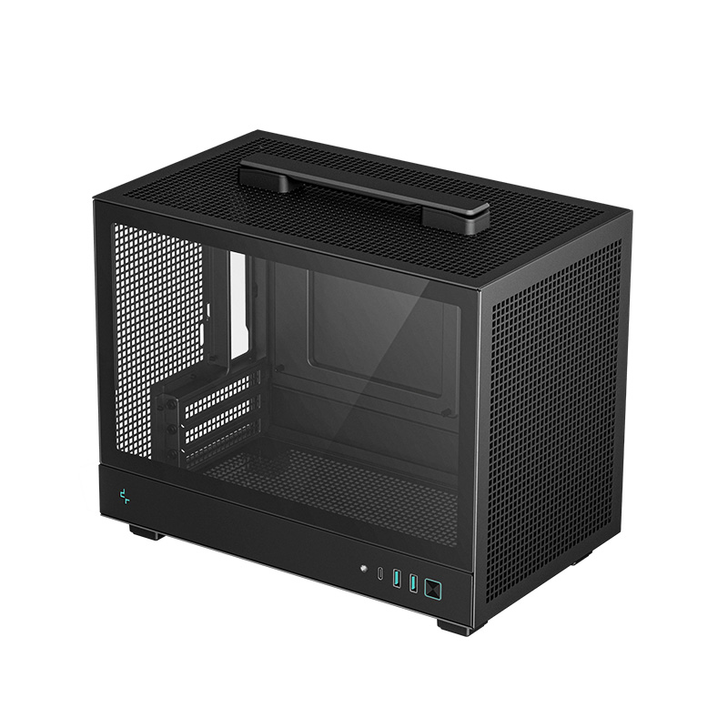 Deepcool CH160 Ultra-Portable TG Mini-ITX Case - Black (CH160)