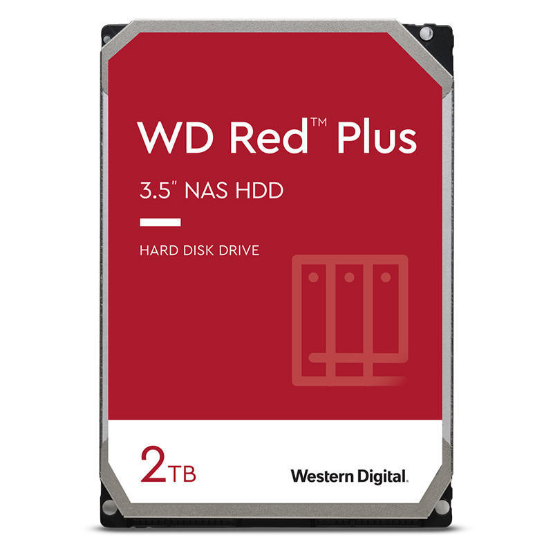 Western Digital Red Plus 2TB 5400RPM 3.5in SATA Hard Drive (WD20EFPX)