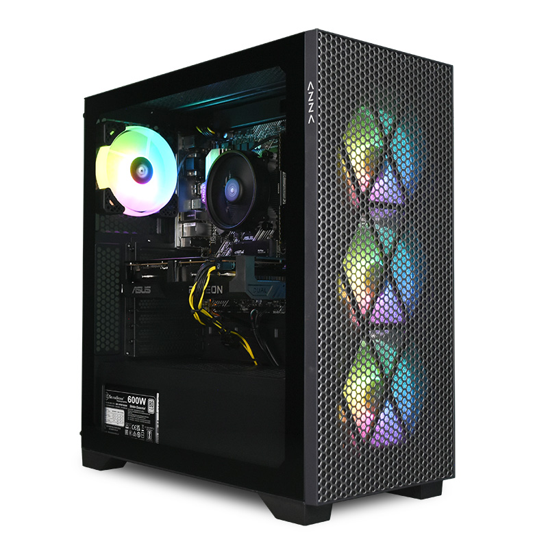 NeoCor G5 Core Ryzen 5 5500 Radeon RX 6600 Gaming PC 56448