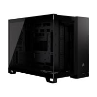 Corsair 2500X Mid-Tower TG Dual Chamber mATX Case - Black (CC-9011265-WW)