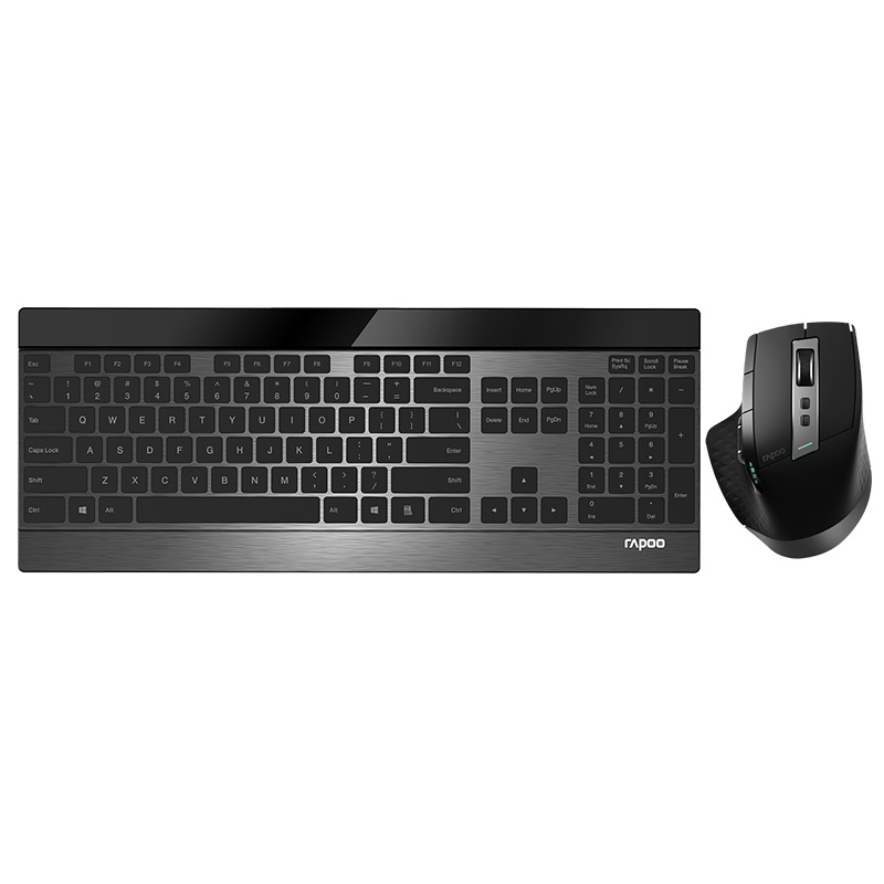 Rapoo 9900M Wireless Bluetooth/2.4GHz Ultra-Slim Keyboard & Mouse (KBRP-9900M)