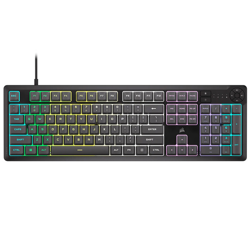 Corsair K55 Core RGB Gaming Keyboard - Gray (CH-9226D65-NA)