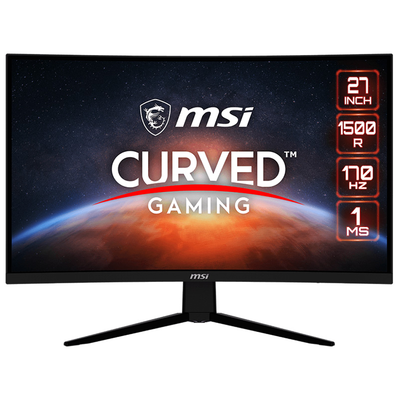 MSI 27in WQHD VA 170Hz Adaptive Sync Curved Gaming Monitor (G273CQ)