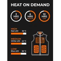 Clothing-ORORO-Men-s-Heated-Vest-with-Battery-Pack-Neutral-Black-Size-S-Chest-114CM-Sleeve-length-91-4CM-5