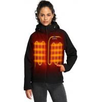 Clothing-ORORO-Women-s-Slim-Fit-Heated-Jacket-with-Battery-Pack-and-Detachable-Hood-Neutral-Black-Size-S-Bust-110CM-1