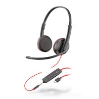 Poly Blackwire C3225 Wired Over-the-head Stereo Headset (209751-201)