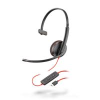 Poly Plantronics Blackwire C3210 Wired Over-the-head Mono Headset (209748-201)