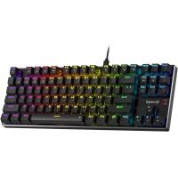 Redragon K556 TKL RGB Wired Gaming Mechanical Keyboard 80% 87 Keys Upgraded Hot-Swap Socket and Noise Absorbing Foams Red Switch