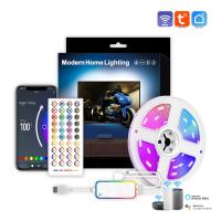 LED-Lighting-Sunwhale-RGB-Graffiti-WiFi-Atmosphere-Light-USB-TV-Background-LED-Color-changing-Atmosphere-Light-with-40-Buttons-3M-54-Lights-white-2