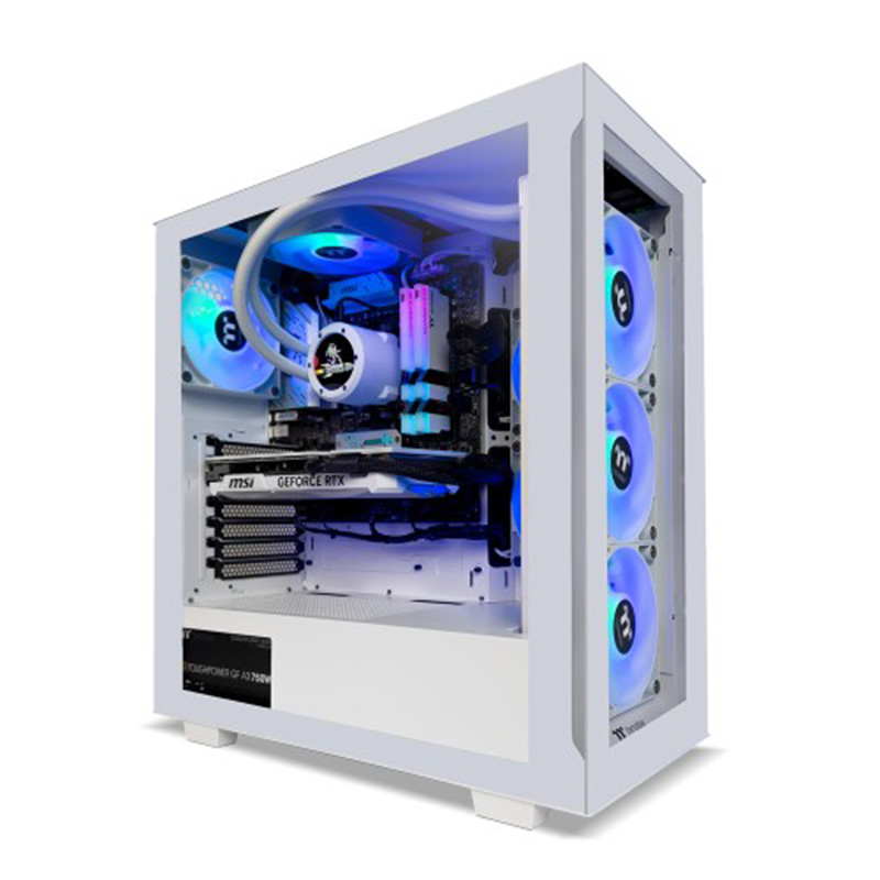 Thermaltake Rapture Pro V5 i5-14600 RTX 4070 Super 2TB SSD 32GB RAM W11H Gaming PC - Snow (CA-4T1-00D6WA-03)