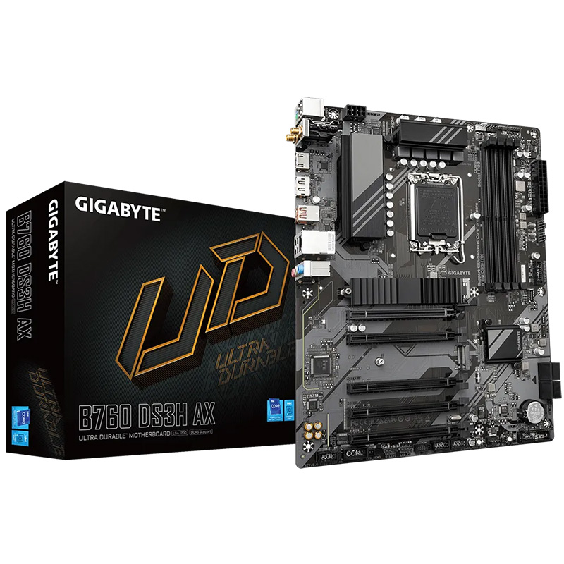 Gigabyte B760 DS3H AX LGA 1700 ATX Motherboard (B760 DS3H AX)