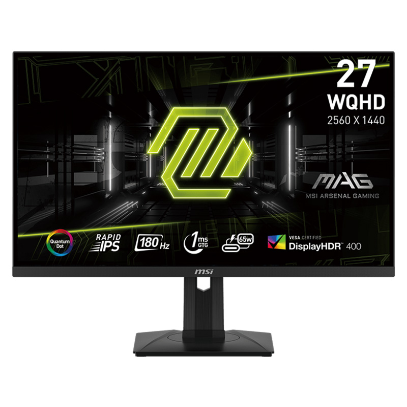 MSI MAG 27in WQHD 180Hz Rapid IPS Gaming Monitor (MAG 274QRF QD E2)