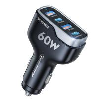 Car Charger Quick Charge QC3.0 18W PD 30W Type C 60W Fast Car USB Charger For Mobile Phone