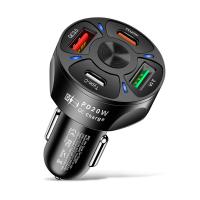 New PD 20W Dual USB C Car Charger Fast Charging PD Quick Charge 3.0 USB C Car Phone Charger Adapter BLACK