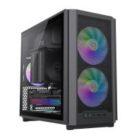 GameMax F36 BK Micro-ATX Gaming Case 3x ARGB fan