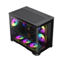 Cases-Gamemax-HYPE-M-BK-Computer-case-M-ATX-black-Case-3x-ARGB-fan-15