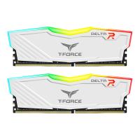 Team 16GB (2x8GB) TF4D416G3600HC18JDC01 T-Force Delta RGB 3600MHz DDR4 RAM - White