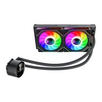 Water-Cooling-GameMax-IceBurg-240V-Digital-BK-Liquid-CPU-Cooler-240mm-Addressable-ARGB-Pump-amp-amp-amp-amp-amp-amp-Fans-245W-TDP-AIO-Water-Cooler-11