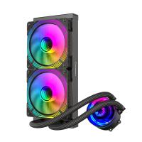 Water-Cooling-GameMax-IecChill-240V-black-Liquid-CPU-Cooler-240mm-Addressable-RGB-PWM-Pump-Fans-250W-TDP-AIO-Water-Cooler-15