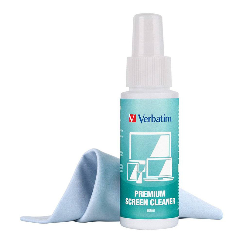 Verbatim Cleaning Kit with Microfibre Cloth - 60mL (66610)