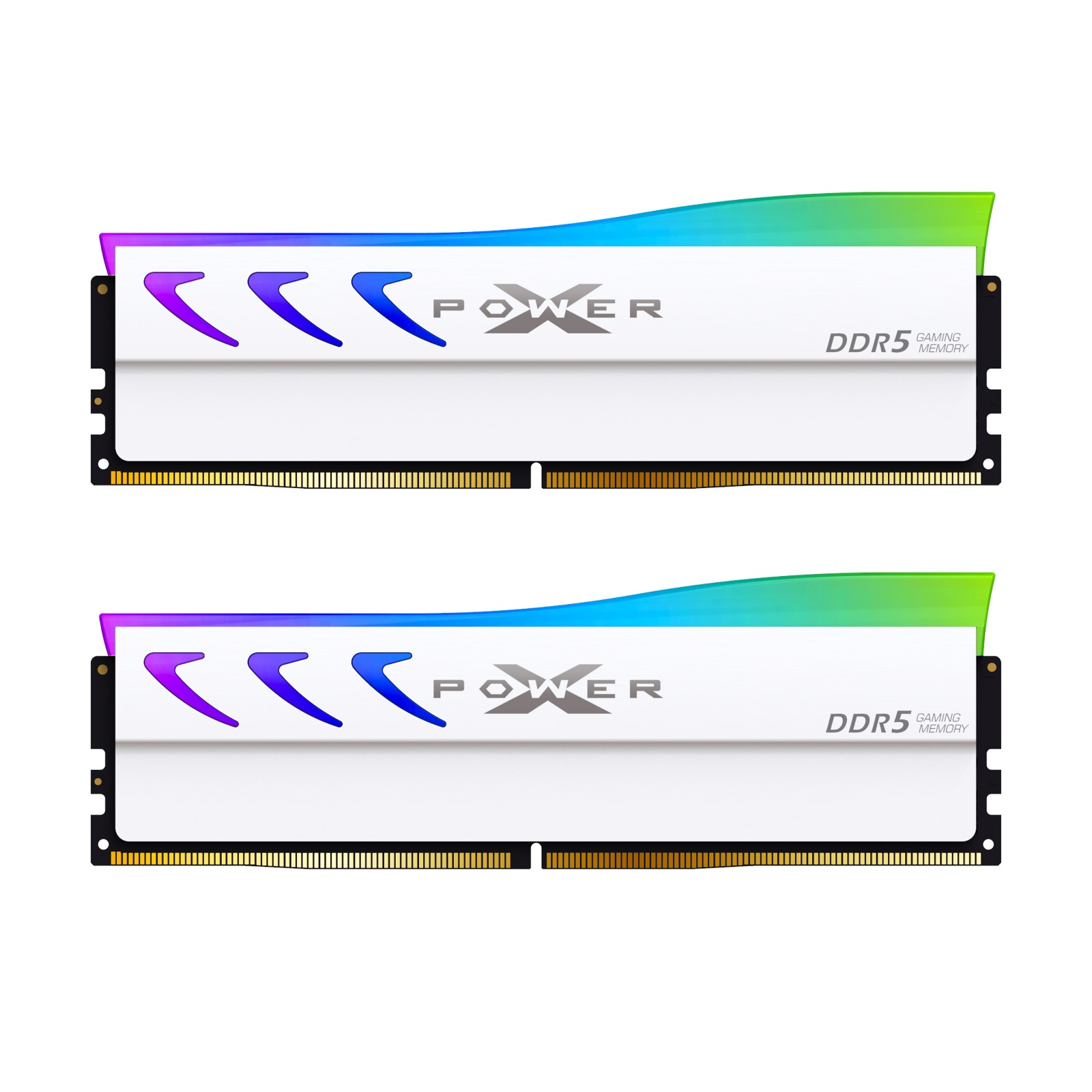 SP Silicon Power XPOWER STORM RGB DDR5 64GB(2x32GB) 6000MHz Gaming Memory Supports Intel XMP/AMD EXPO CL30 UDIMM Desktop PC Computer RAM Memory, White