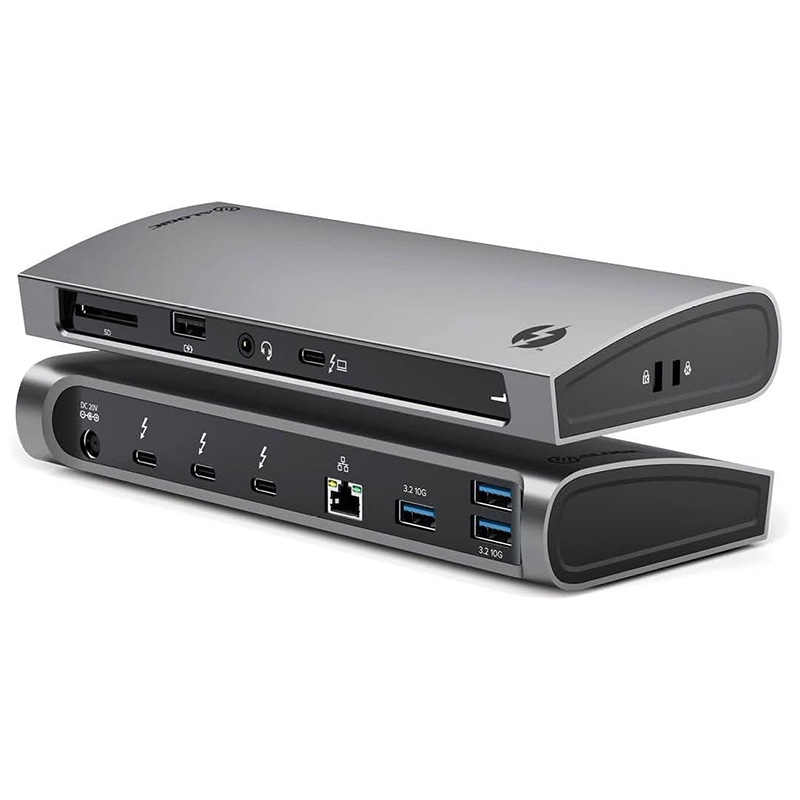 Alogic Thunderbolt 4 BLAZE Docking Station - Space Grey (TB4D3TB)