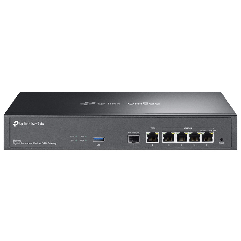 TP-Link Omada Gigabit Rackmount/Desktop VPN Gateway (ER7406)