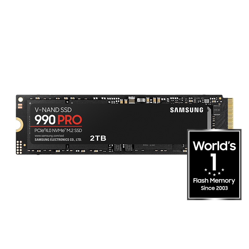 Samsung 990 Pro 2TB PCIe 4.0 M.2 2280 NVMe SSD (MZ-V9P2T0BW)