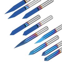 Laser-Engravers-Genmitsu-10-Pcs-1-8-Shank-CNC-Router-Bits-Set-Flat-V-bit-Triangular-V-bit-20-30-45-60-90-Degree-0-1mm-Tip-Nano-Blue-Coat-2