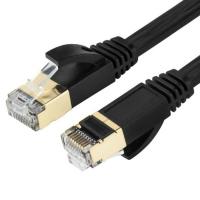 Idealink CAT 7 RJ45 Ethernet Round S/FTP Patch Cable 2m - Black (CB-CAT7-02M)