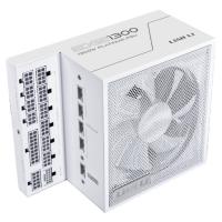 Lian Li 1300W EG1300.WE 80+ Platinum T-Shape ATX Power Supply with 4 Port USB Hub - White (EG1300.WE)