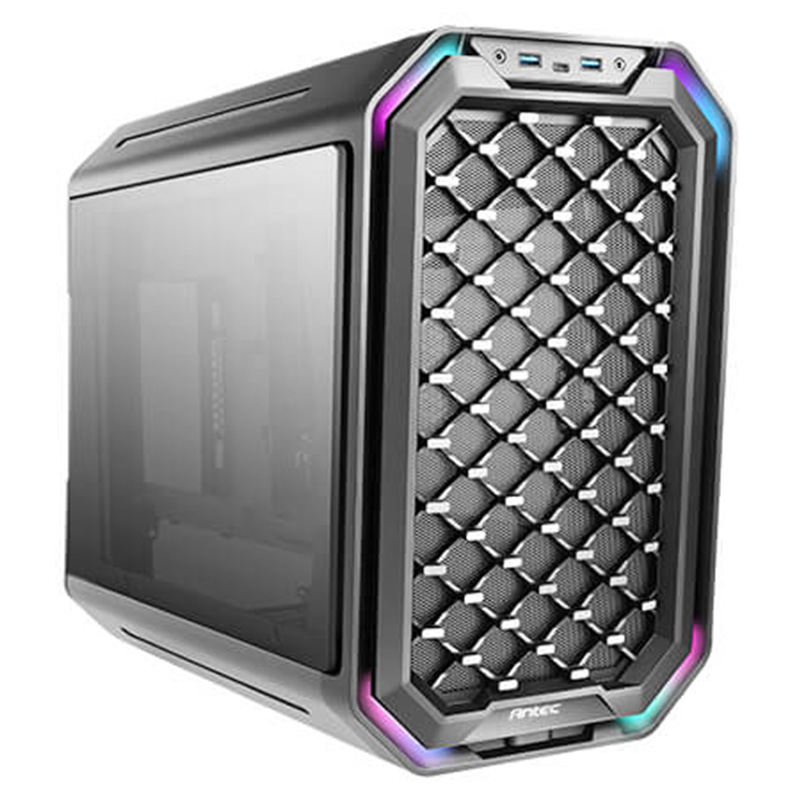 Antec Dark Cube Dual Front Panel Mini Tower mATX Gaming Case (DARK CUBE)