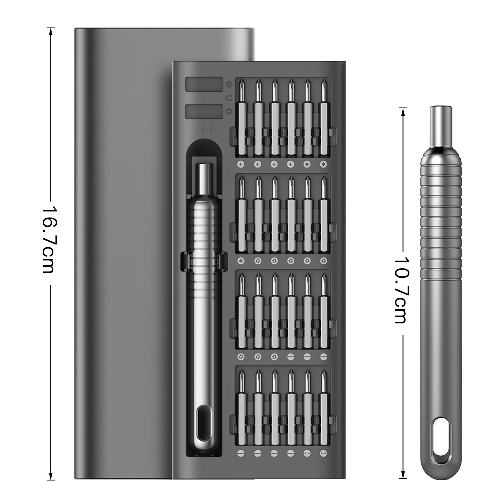 Screwdriver Set 51 in 1 with 48 Bits Mini Screwdriver Repair Tools with Flexible Shaft for Mobile Phone Notebook Laptop Tablet