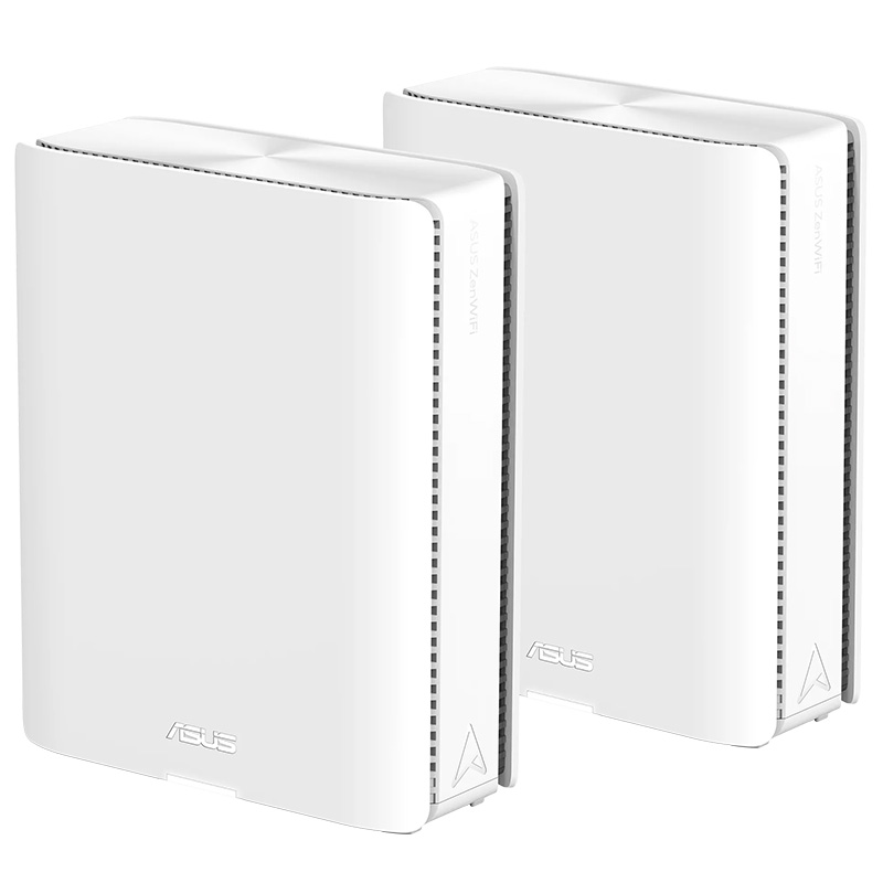 Asus BE25000 Quad Band WiFi 7 (802.11be) Mesh Router - 2 Pack (BQ16(W-2-PK))