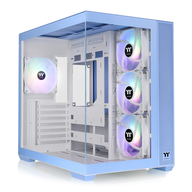 Thermaltake View 380 TG ARGB Mid Tower ATX Case - Hydrangea Blue (CA-1Z2-00MFWN-00)