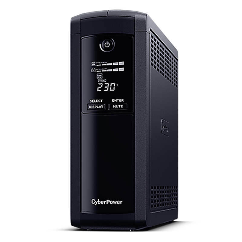 CyberPower Systems Value Pro 1600VA / 960W Line Interactive UPS (VP1600ELCD)