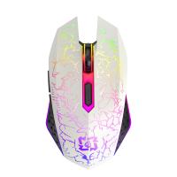 Wireless Gaming Mouse 2.4G and Bluetooth Dual Mode Connection for Computer Notebook Colorful Breathing Light Black