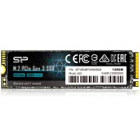 Silicon Power 128GB P34A60 Gen3x4 TLC R/W up to 2,200/1,600 MB/s PCIe M.2 NVMe SSD