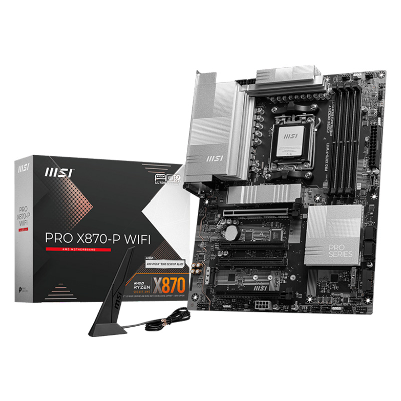 MSI Pro X870-P WiFI AM5 ATX Motherboard (PRO X870-P WIFI)