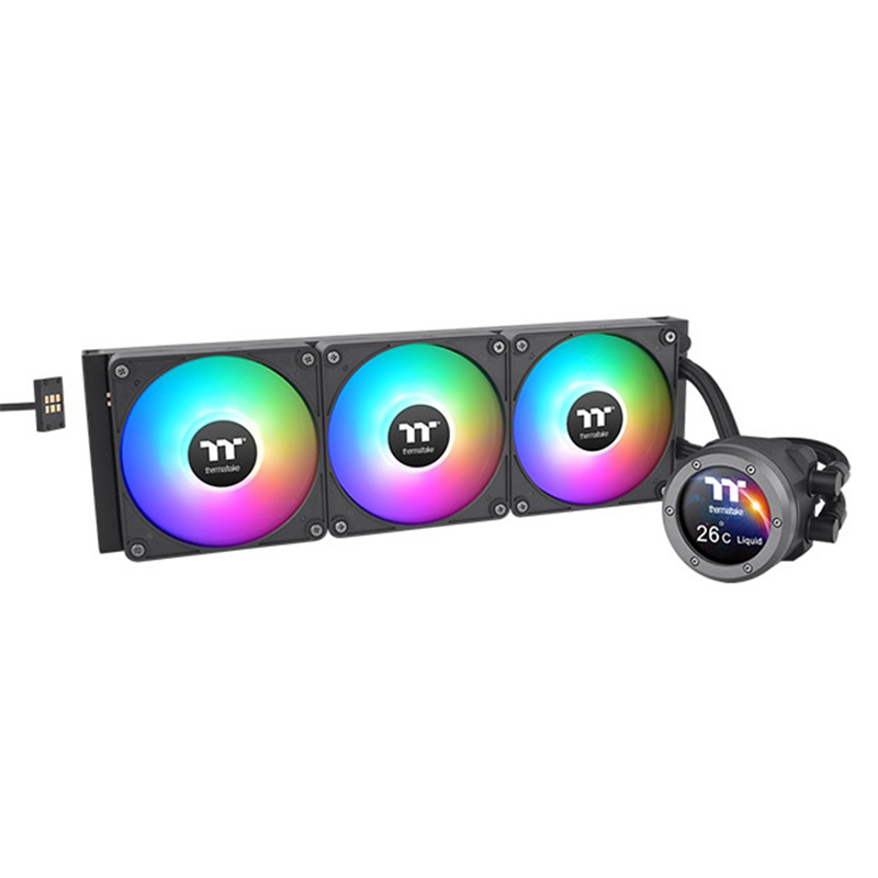 Thermaltake TH420 V2 Ultra EX ARGB LCD Display AIO Liquid CPU Cooler (CL-W417-PL14SW-A )