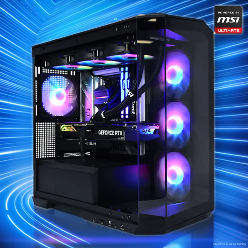 QuantumStrike G5 Core Ryzen 5 9600X RTX 4070 Super Gaming PC 57188 - Powered by MSI