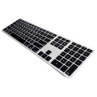 Matias Wireless Aluminum Keyboard with Backlight - Silver/Black (FK418BTLSB)