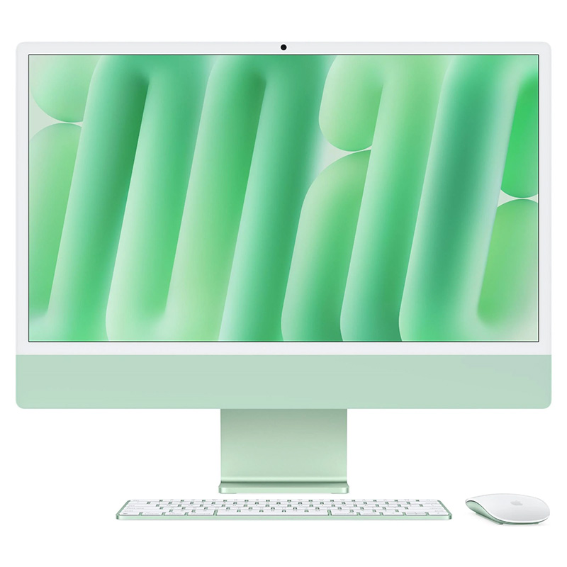 Apple 24in iMac - Retina 4.5K M4 10-core CPU / 10-core GPU 256GB SSD 16GB RAM - Green (MWUY3X/A)