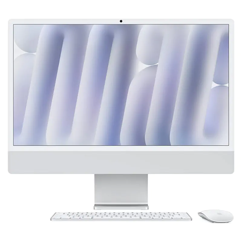Apple 24in iMac - Retina 4.5K M4 10-core CPU / 10-core GPU 512GB SSD 16GB RAM - Silver (MWUV3X/A)